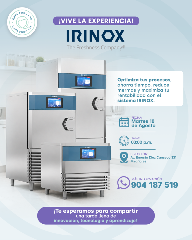 ¡Vive la experiencia IRINOX en Qaya Food Lab!